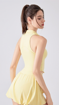 High-Neck Comfort Sports Bra