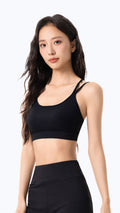 LuxeCross Strappy Sports Bra