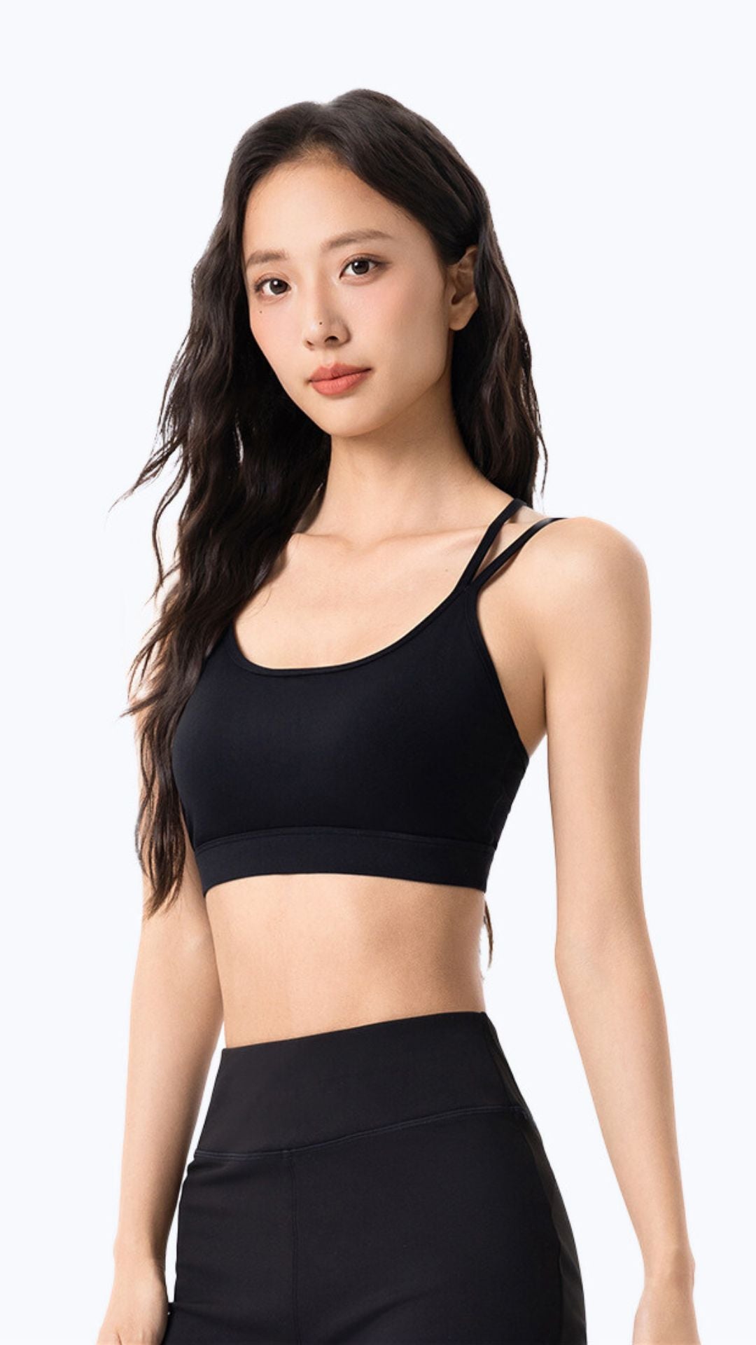LuxeCross Strappy Sports Bra