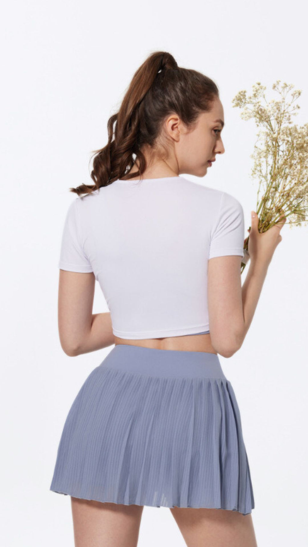 Barre Twist Short Sleeve Crop Top