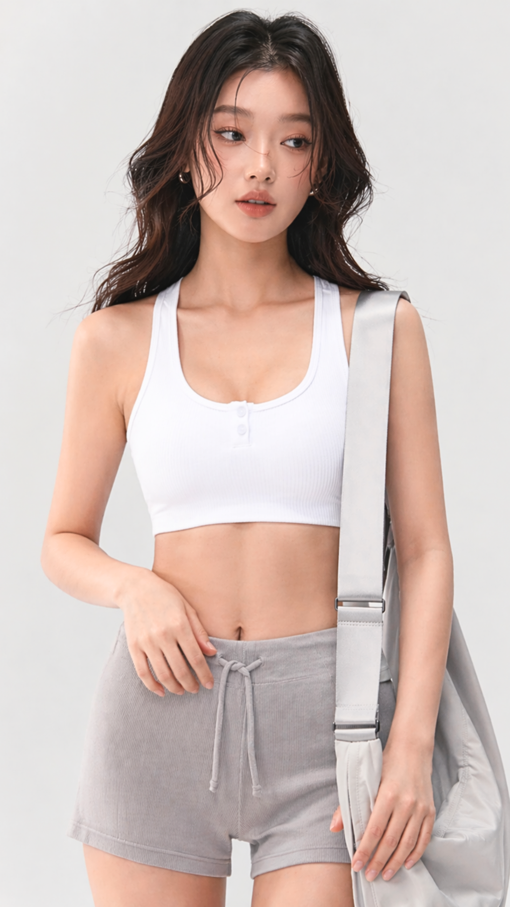 Light Ribbed Radiance Sports Bra