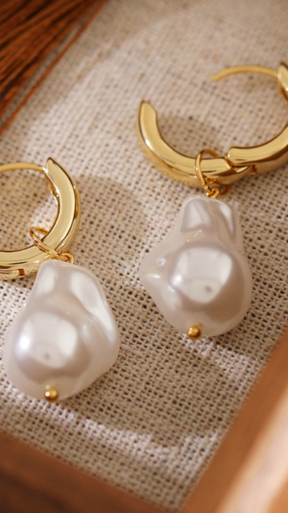 Baroque Pearl Earrings