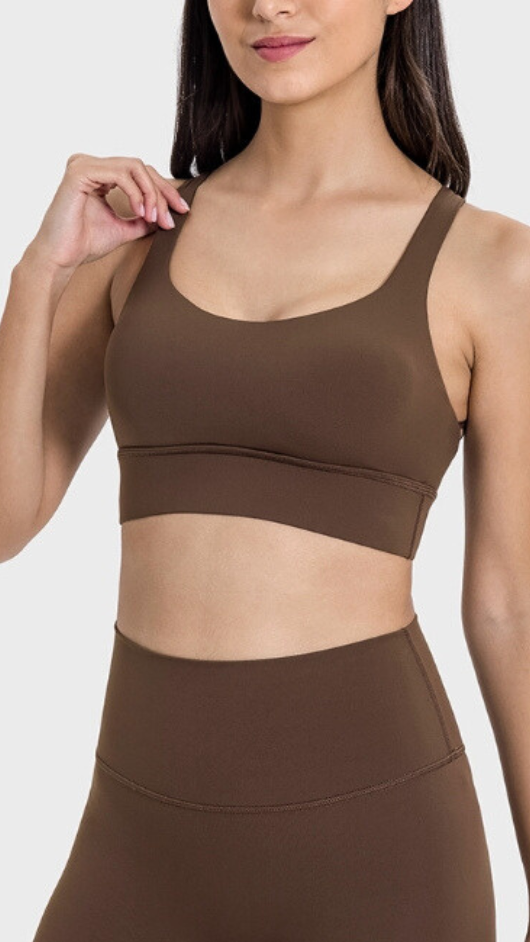 Strappy Back Performance Sports Bra/ Bike Shorts