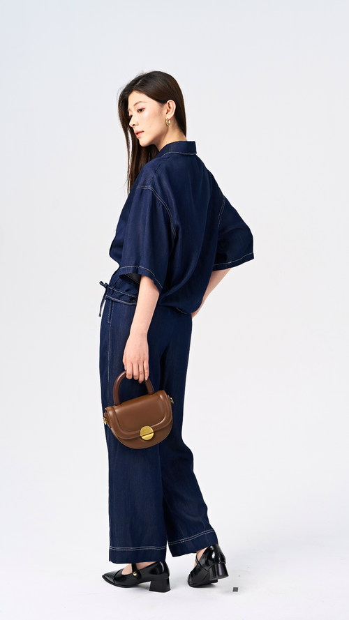 EcoLuxe Lyocell Straight Leg Pants