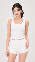 Ribbed Longline Sports Bra (Soft Pad)
