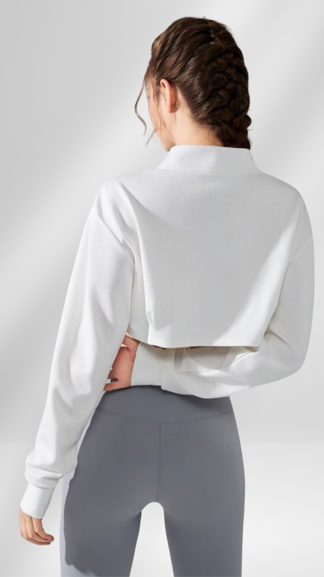 Athleisure Luxe Cropped Jacket