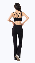 LuxeCross Strappy Sports Bra