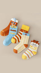 HappyFeet Cartoon Socks (5 Pairs Set)