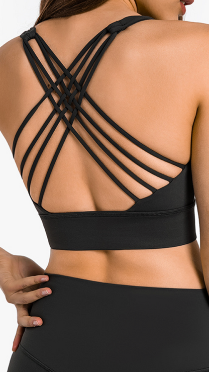 Strappy Back Performance Sports Bra