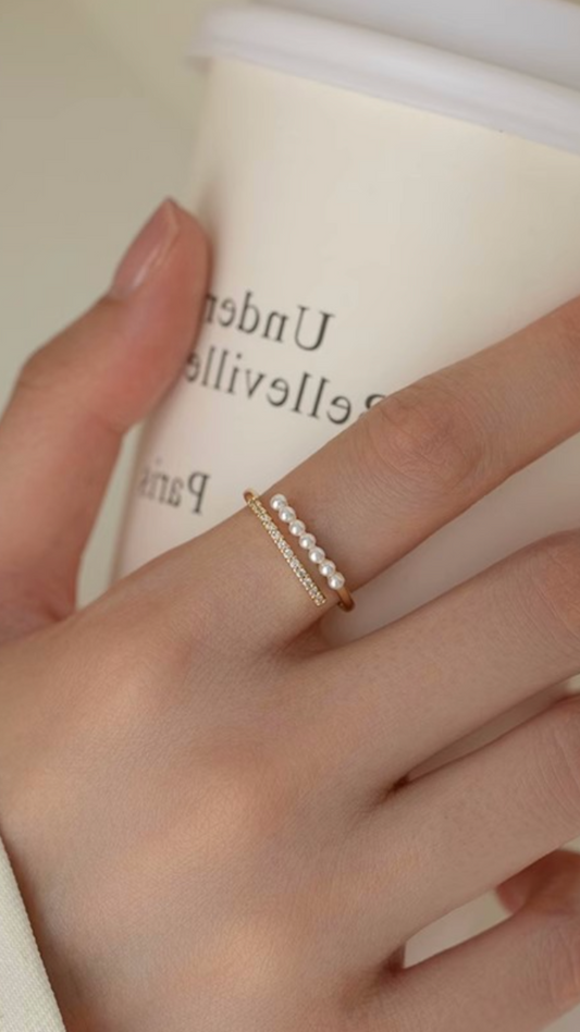 Radiant Pearl Ring