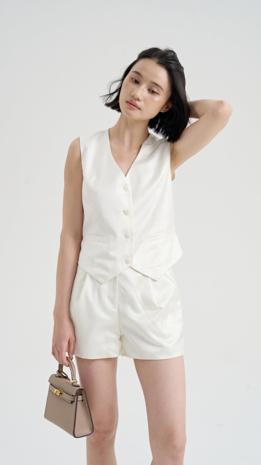 Textured Grace Vest Set