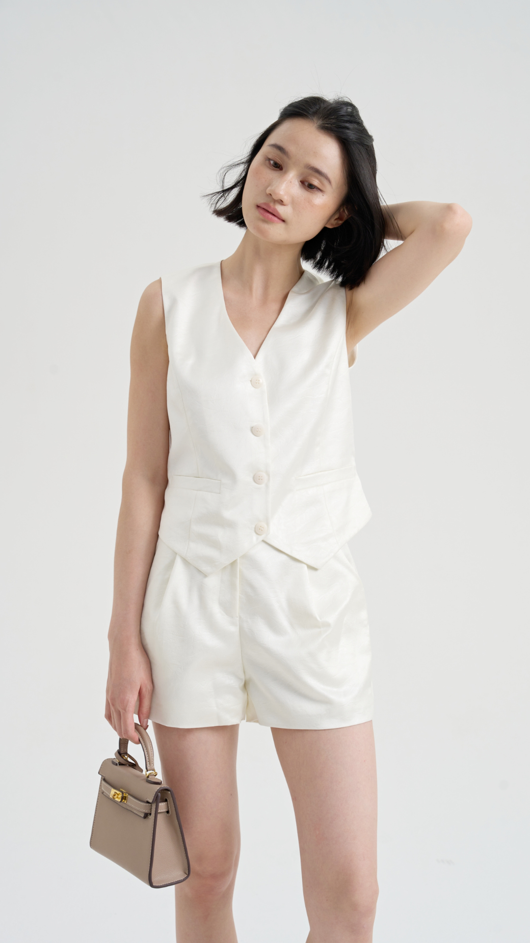 Textured Grace Vest Set