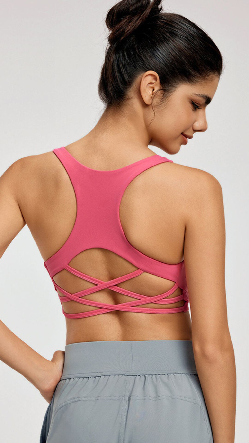 [FINAL SALE] LushFit Cross Back Sports Bra