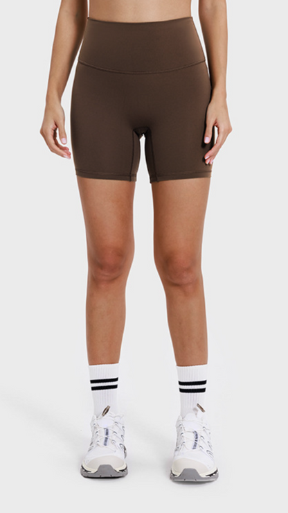 High-Waisted Compression Bike Shorts