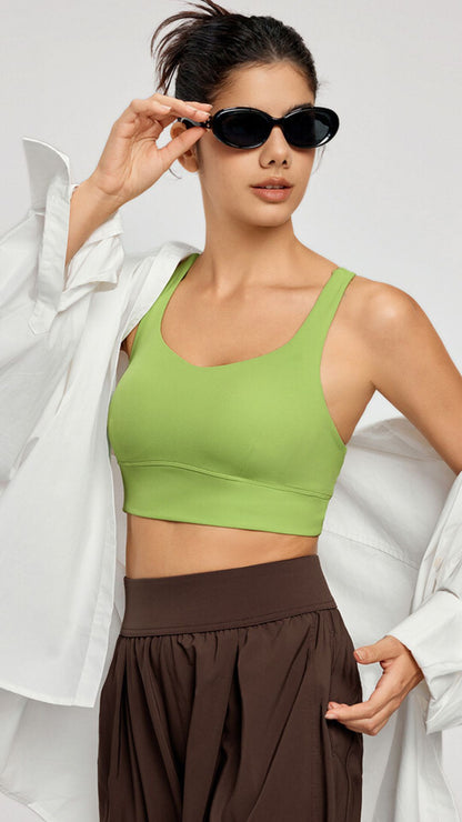 LushFit Cross Back Sports Bra