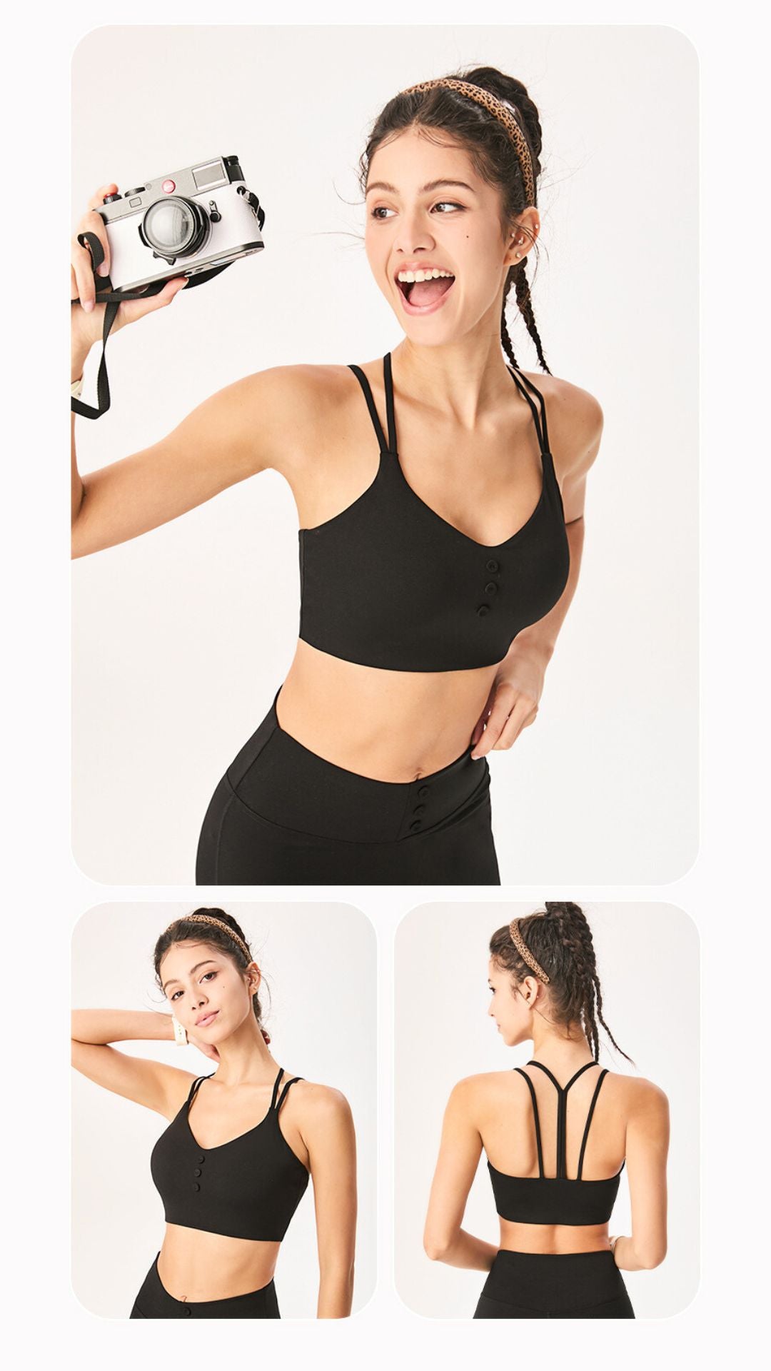 CollaSkin Y-Back Sports Bra
