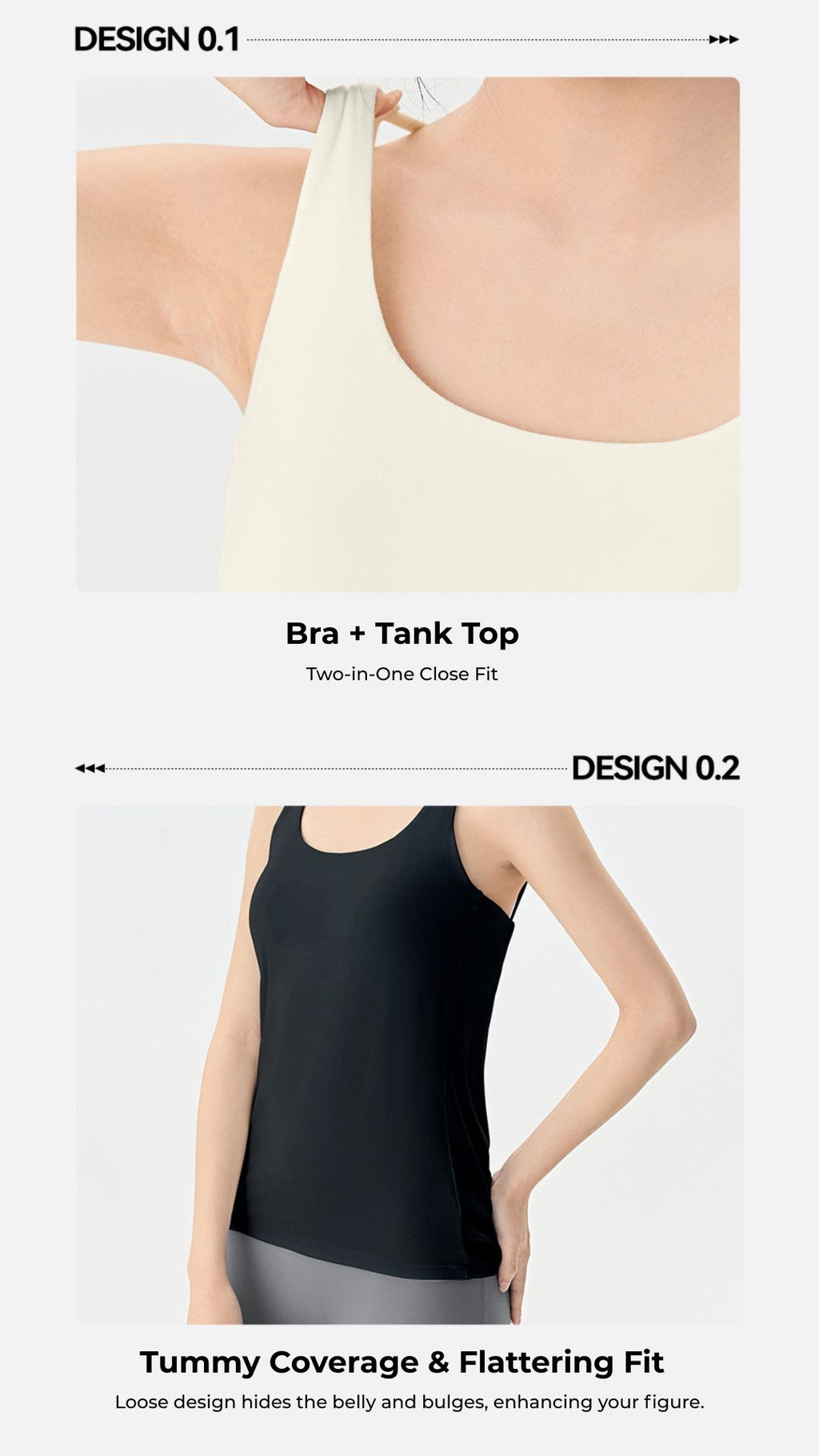 BreatheFit 2-in-1 Tank Bra