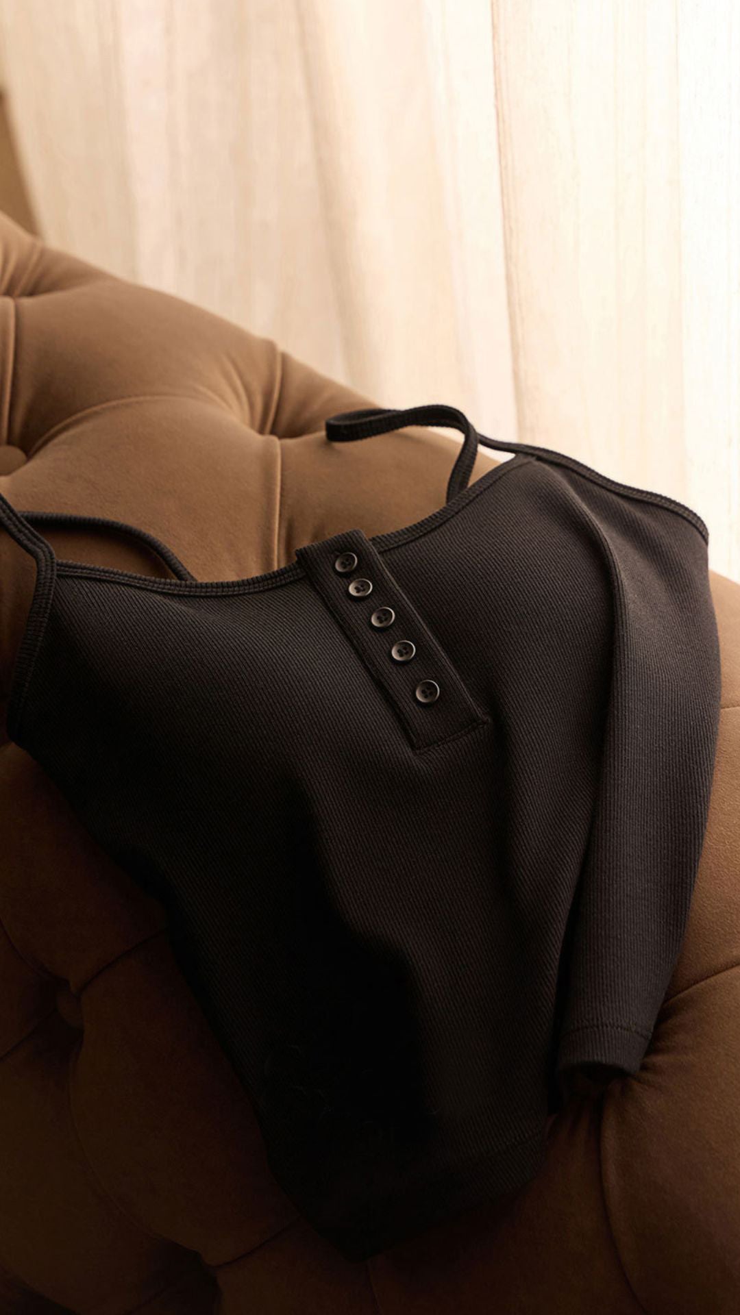 SoraSoft Button Tank Bra