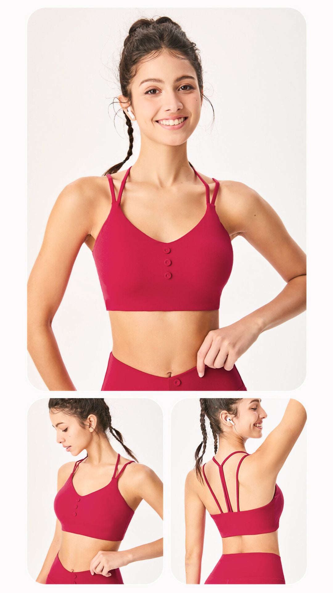 CollaSkin Y-Back Sports Bra