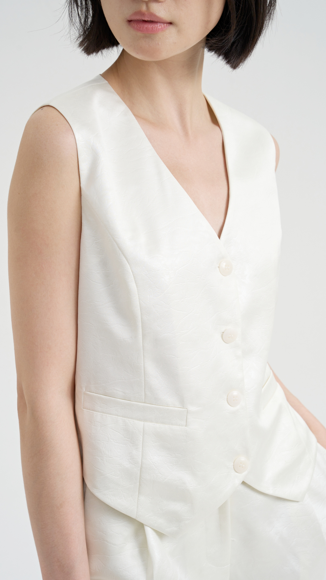 Textured Grace Vest Set