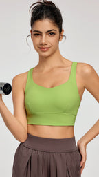 [FINAL SALE] LushFit Cross Back Sports Bra