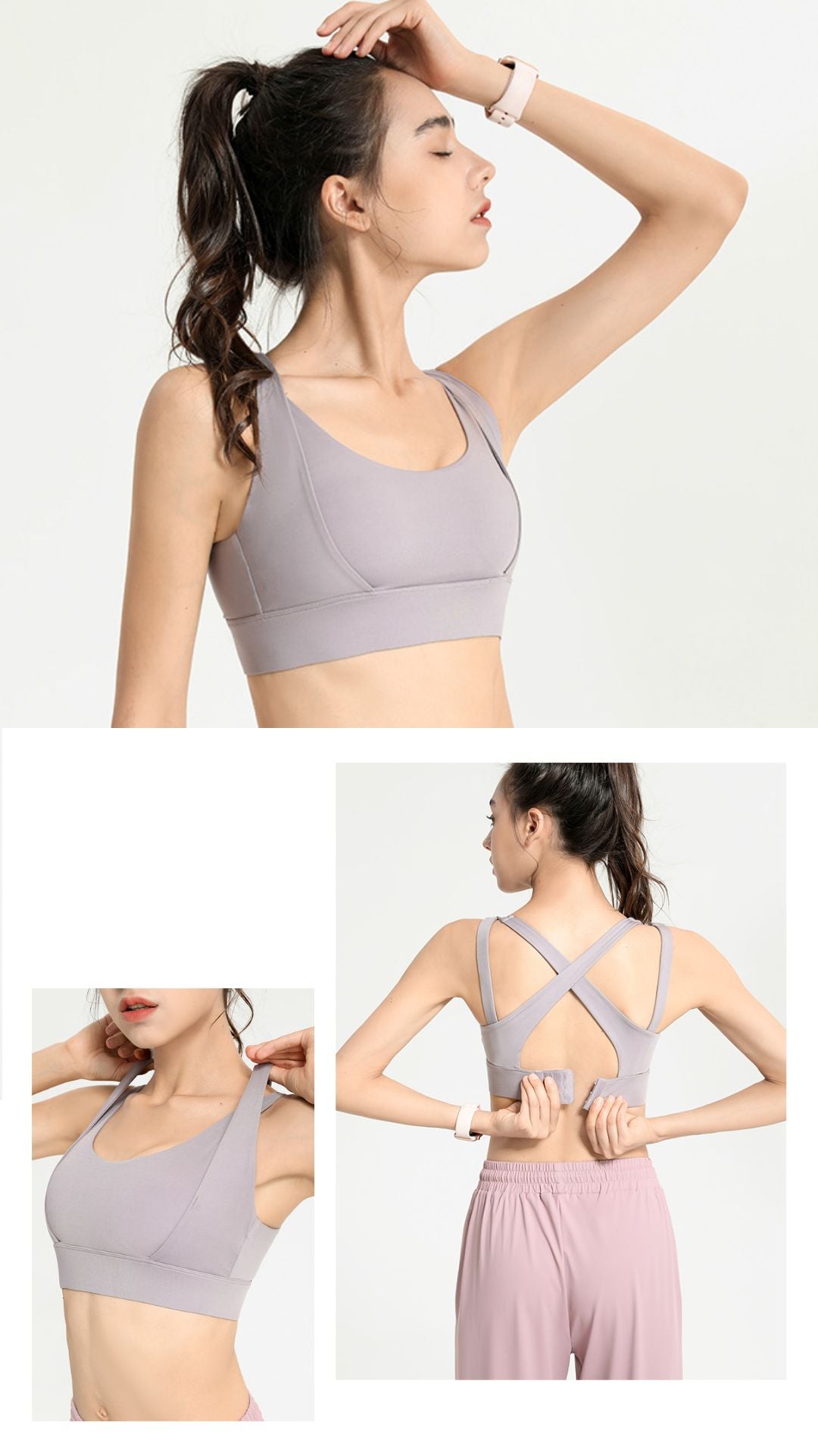 SummerFit High-Impact Sports Bra