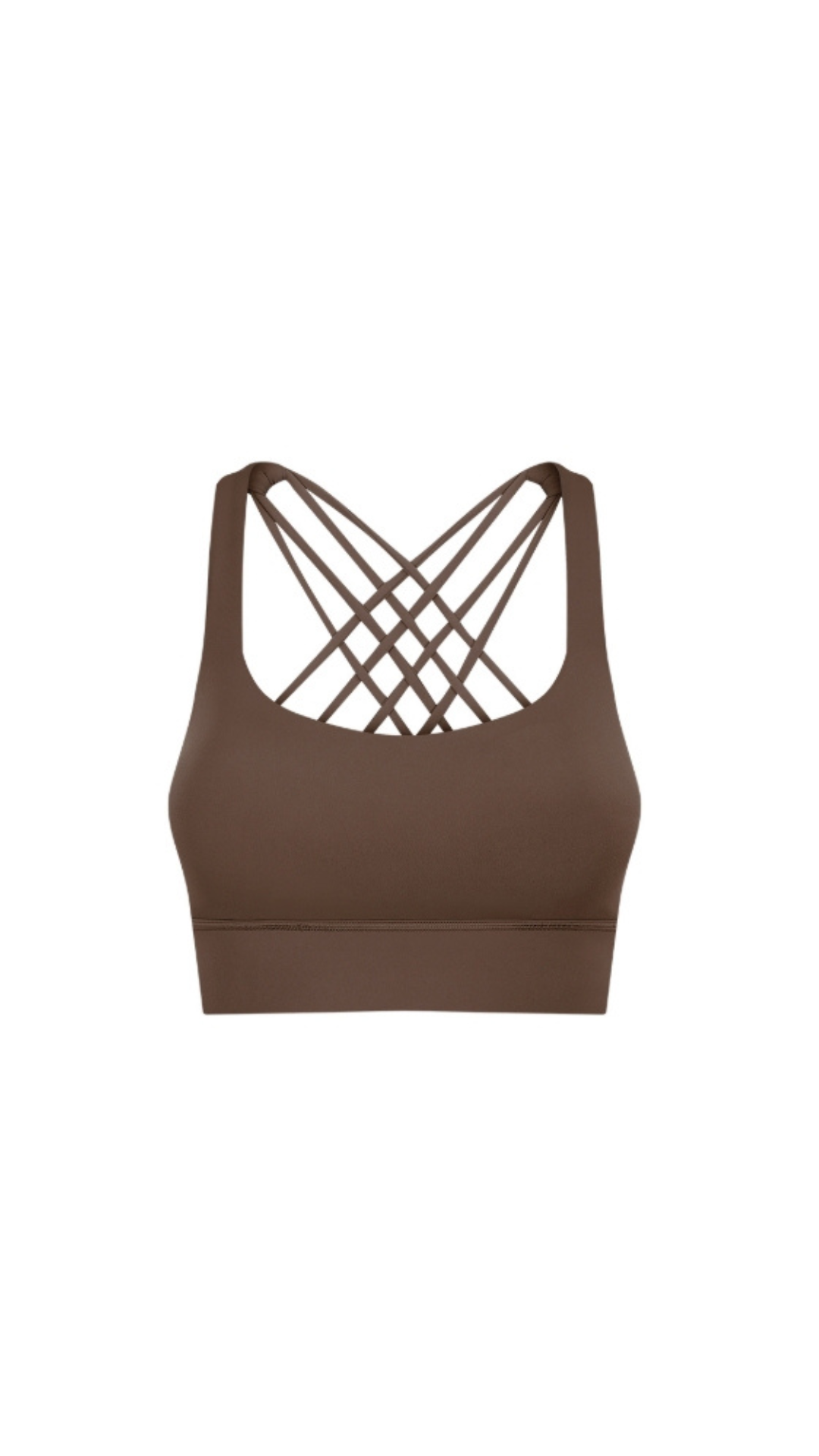 Strappy Back Performance Sports Bra/ Bike Shorts