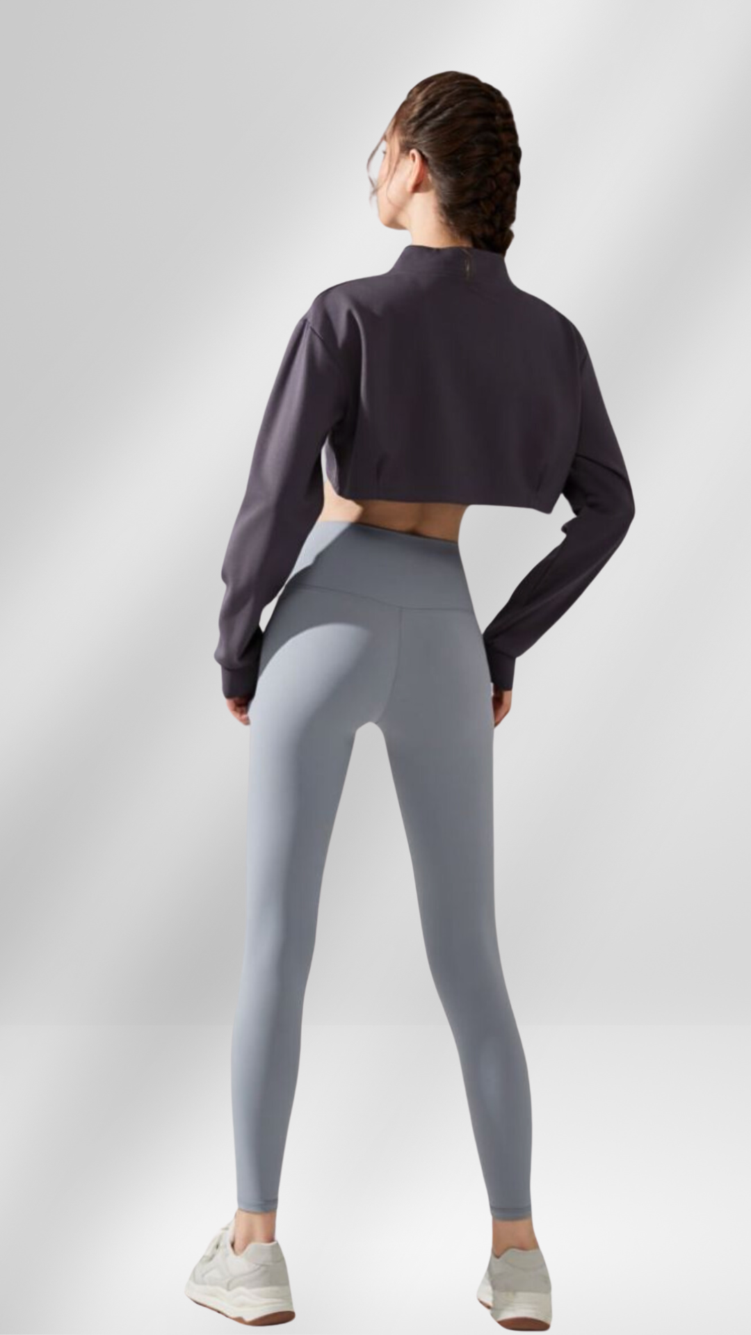 Athleisure Luxe Cropped Jacket