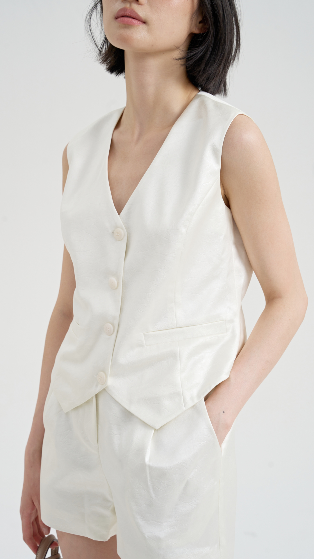 Textured Grace Vest Set