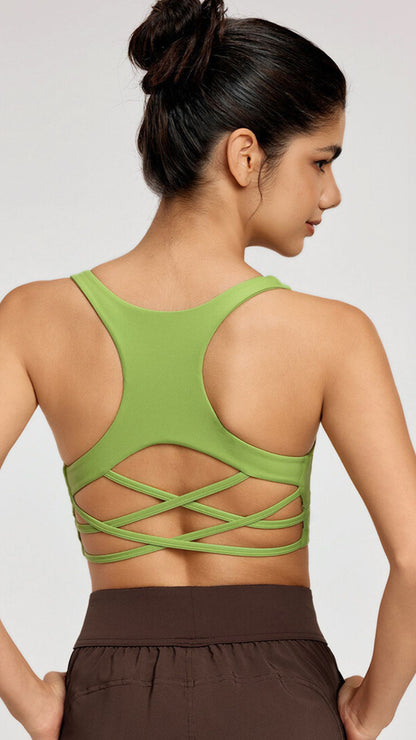 LushFit Cross Back Sports Bra