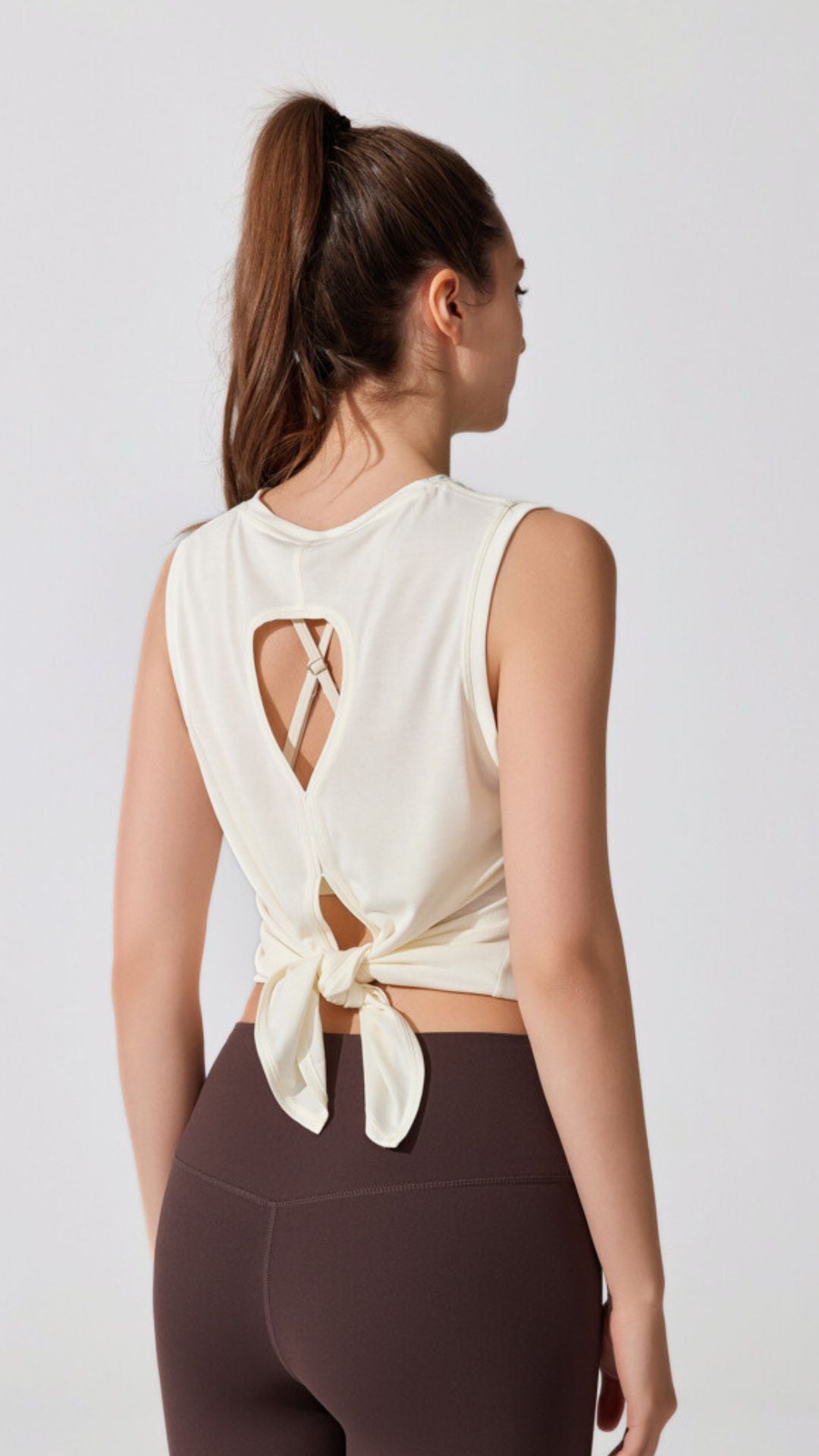 ArcGlow Back-Slit Tank Top