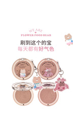 FLORTTE Flower Food Bear Powder Blush
