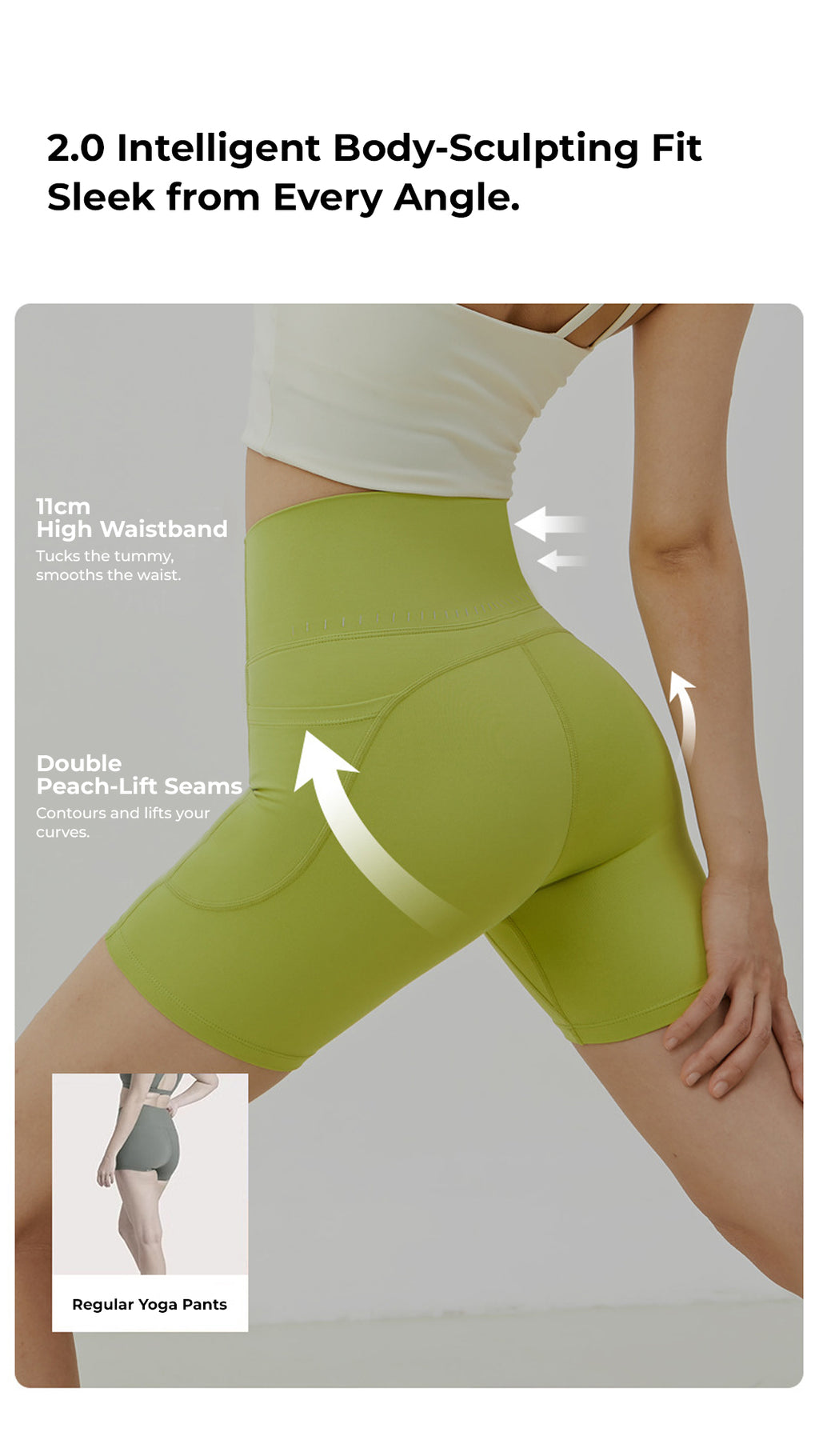 ZeroFit NightGlow Pocket Bike Shorts