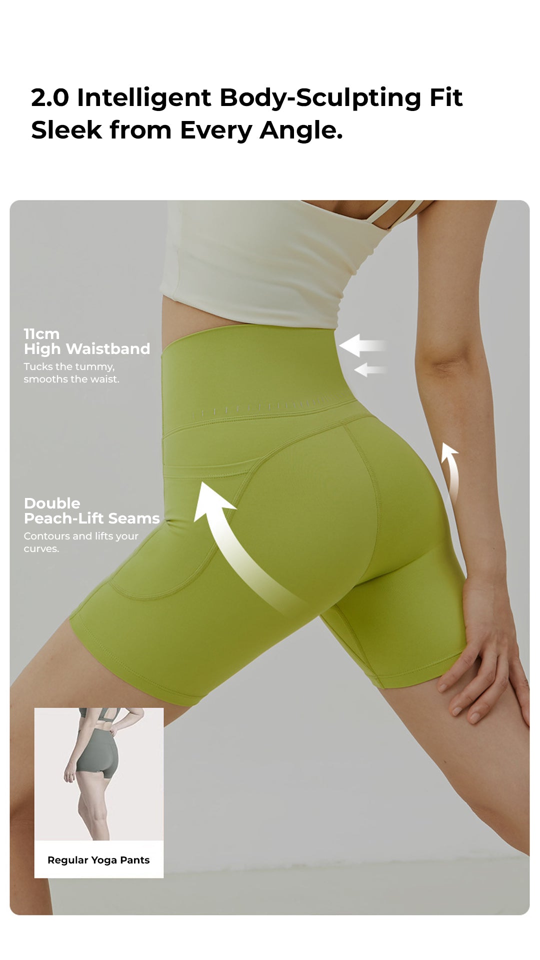 ZeroFit NightGlow Pocket Bike Shorts