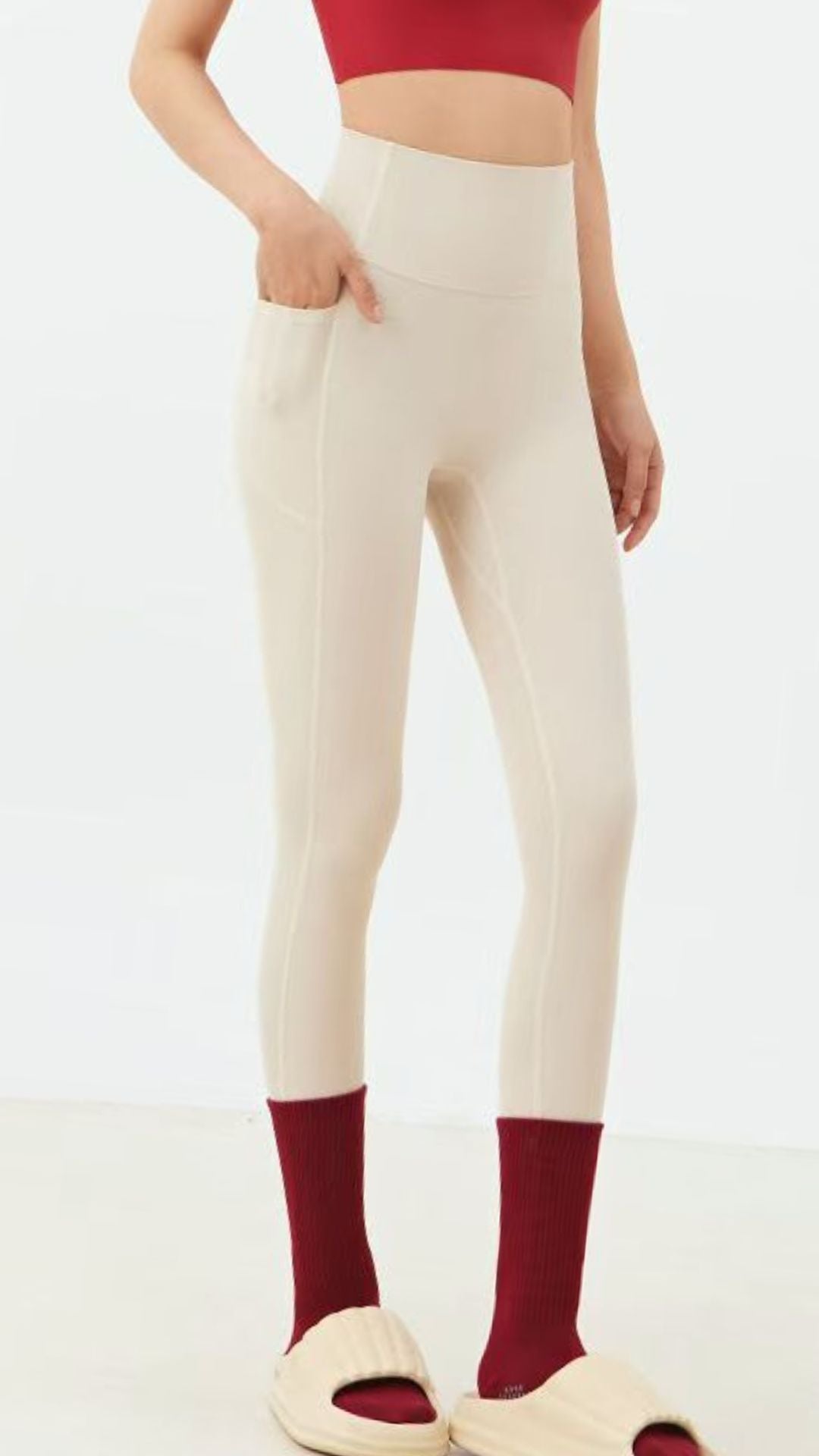 FlexTech High-Stretch Fleece Pocket Leggings