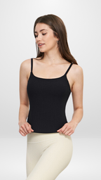 [FINAL SALE] Light Ribbed  Delicate Yoga Tank Bra