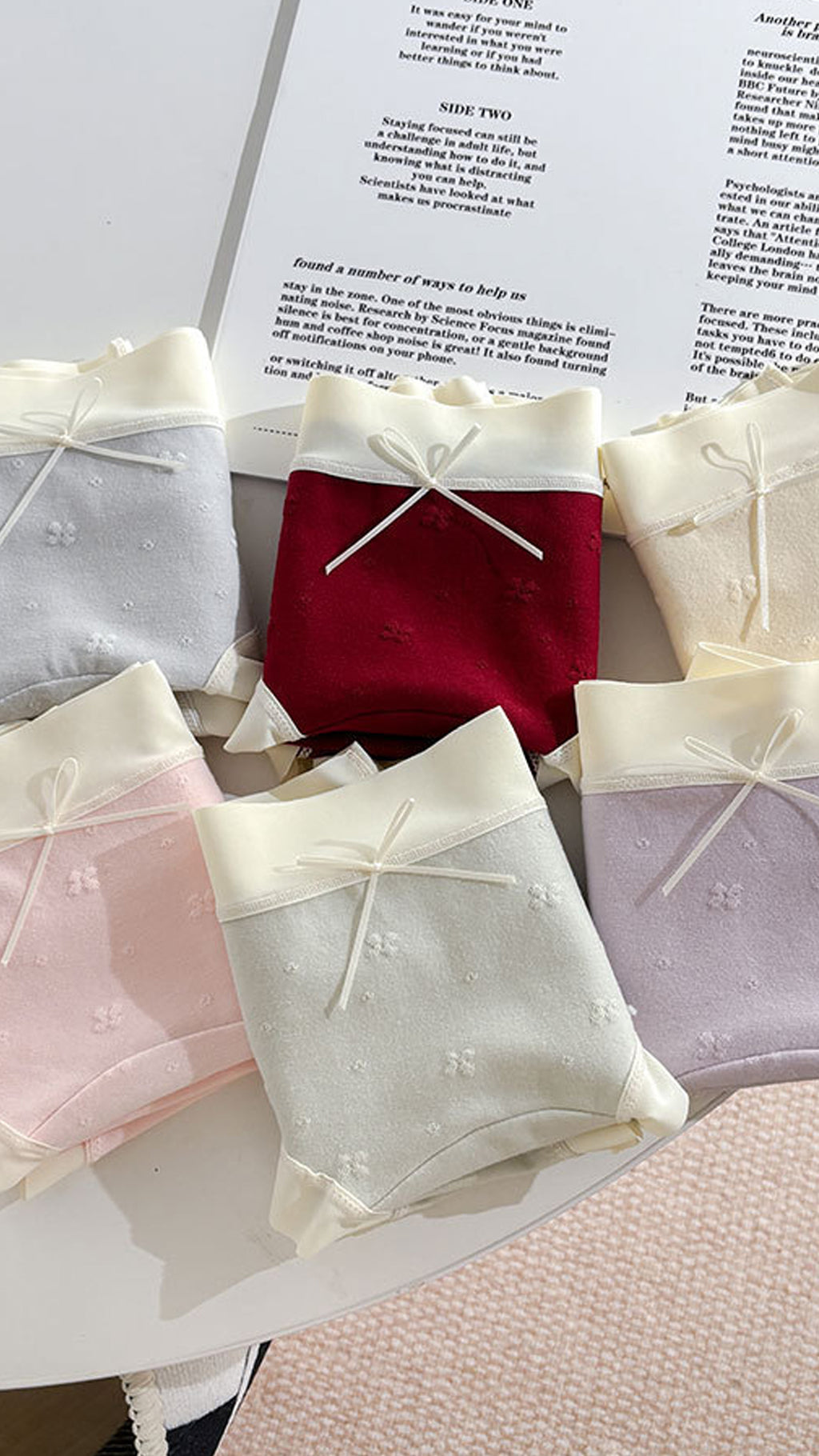 Milk Tea Soft Comfort Panties (6 for RM39.90)