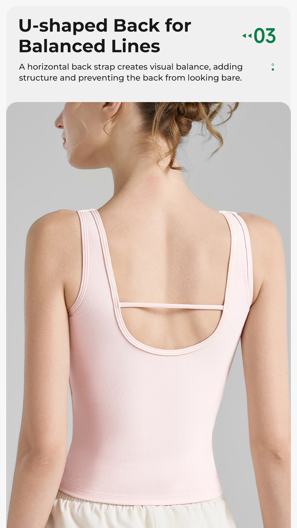 SoftForm Open-Back Sports Bra