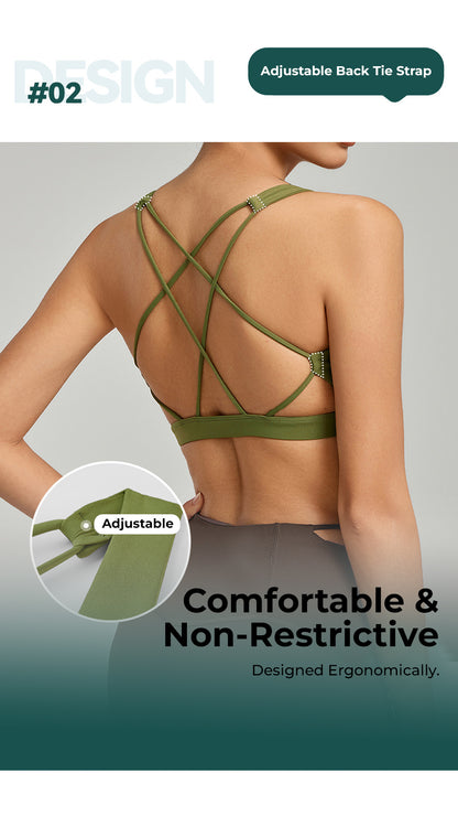 CoreLace Crisscross Back Sports Bra