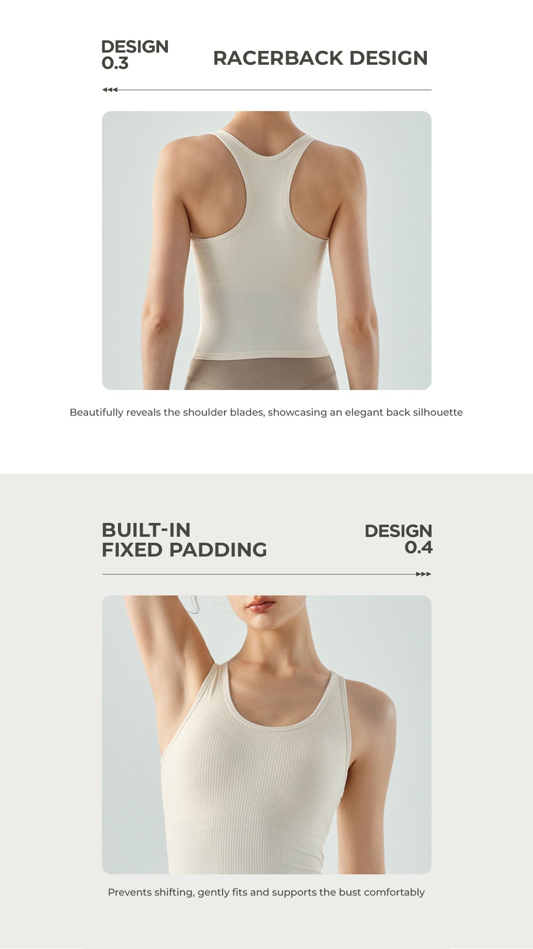 [FINAL SALE] Luna Ribbed Sports Bra
