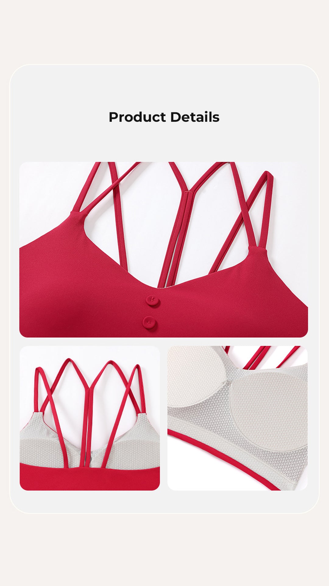 CollaSkin Y-Back Sports Bra