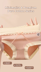 Sweet Serenity Ribbon Medium High Waist Panties (6 for RM39.90)