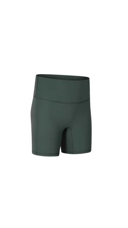 High-Waisted Compression Bike Shorts