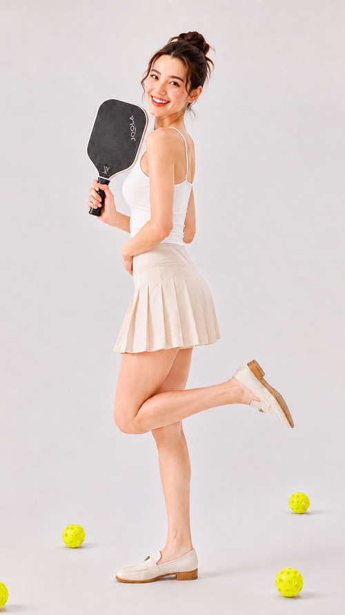 ActivePleat High-Waisted Skirt