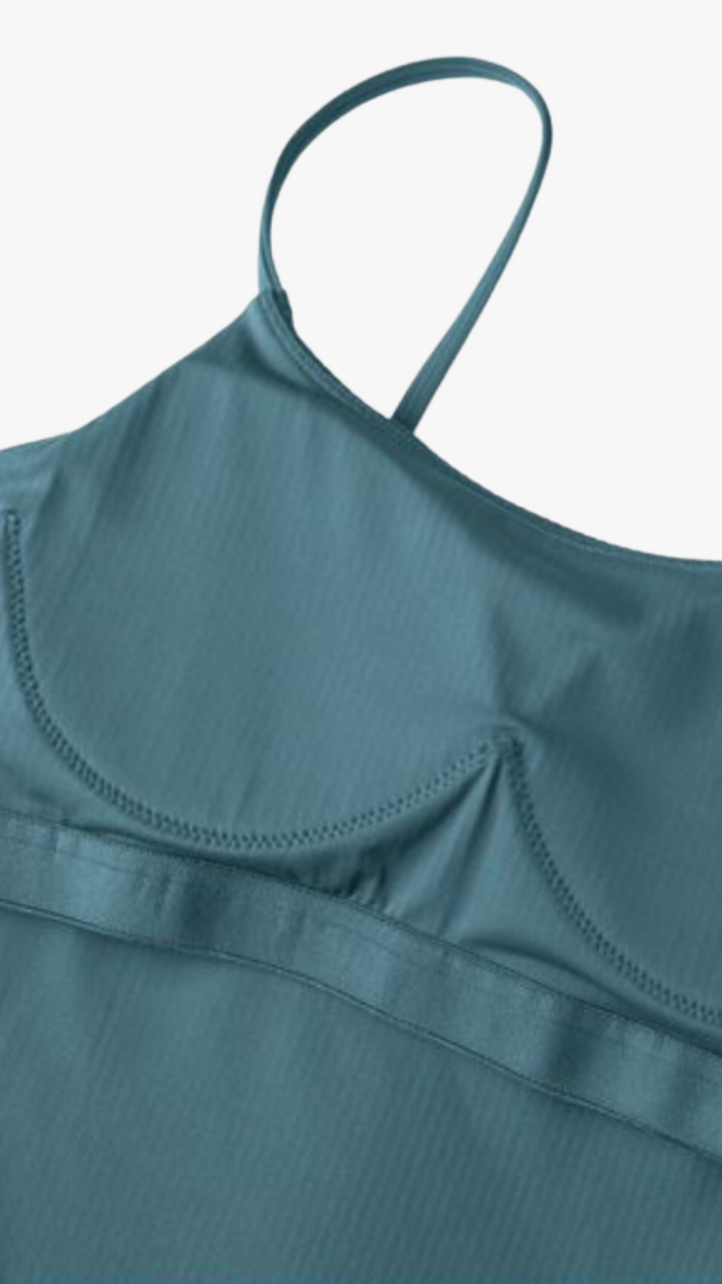 Light Ribbed  Delicate Yoga Tank Bra