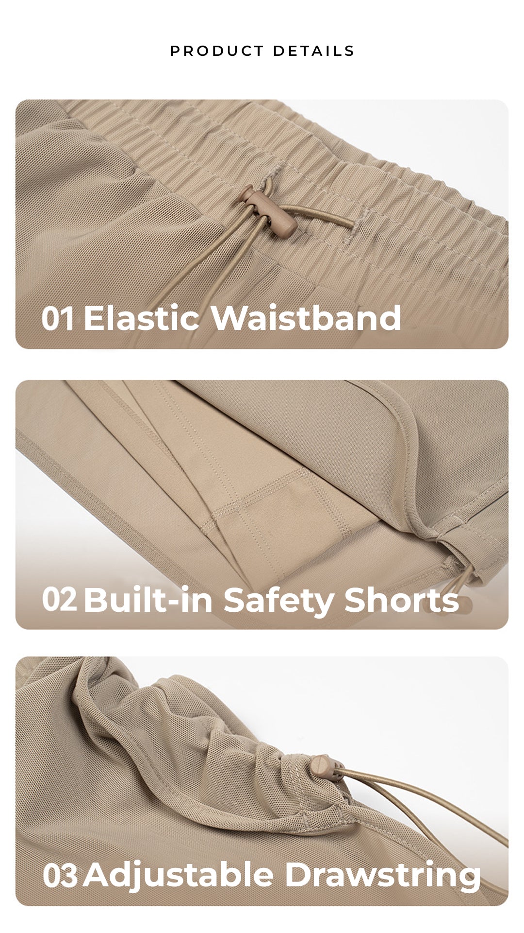 CoolMotion Mesh Shorts