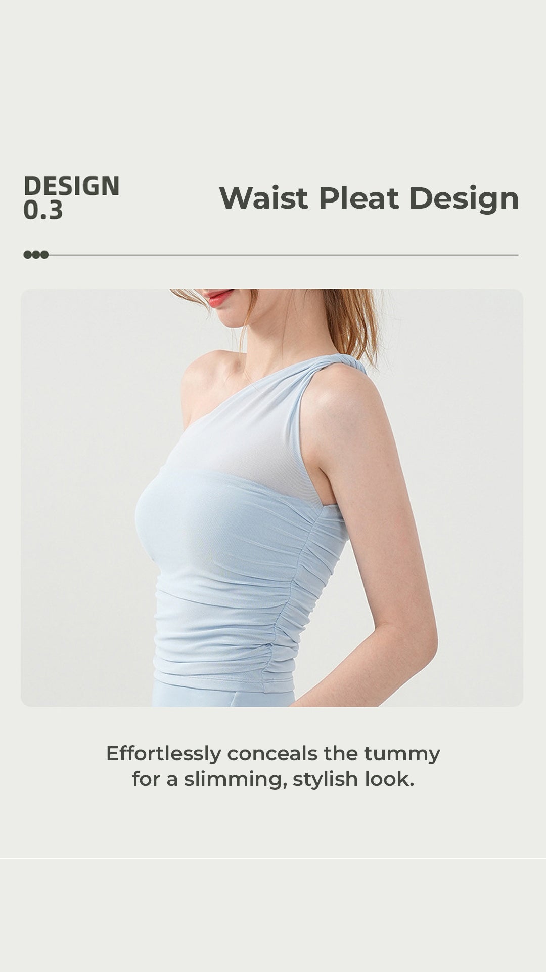 StrapLess One-Shoulder Performance Sports Bra