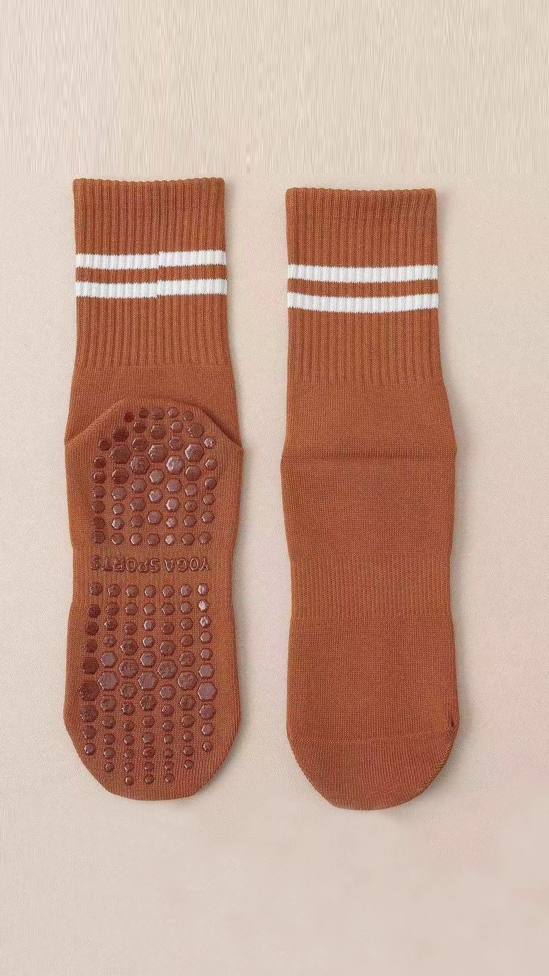 GripFlow Non-Slip Yoga Socks (6 Pairs Set)