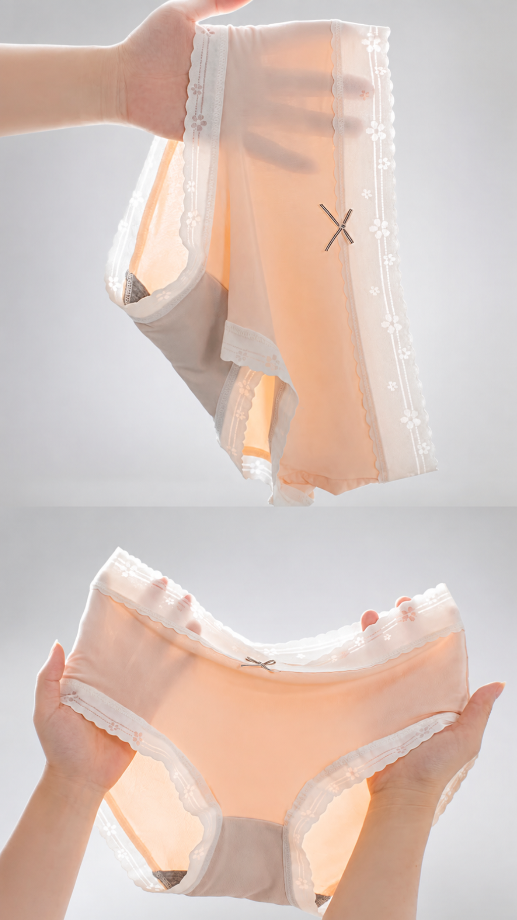 IcyBow Contrast-Lace Panties