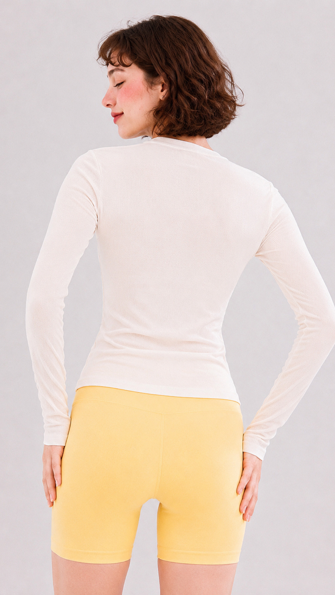 Soft Button Long-Sleeve Top